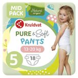 2 voor 12.00: Kruidvat Pure & Soft Maat 5 Junior Luierbroekjes