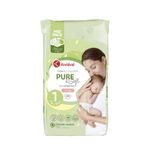 1+1 gratis: Kruidvat Pure & Soft 1 Newborn Small Luiers Midpack