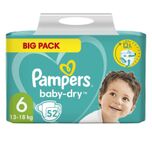 4 voor 54.00: Pampers Baby-Dry Maat 6 Luiers