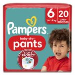 2+2 gratis: Pampers Baby-Dry Pants Maat 6 Luierbroekjes