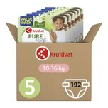 Actie: Kruidvat Pure & Soft 5 Junior Luiers Volumedoos. Van € 60.00 voor € 59.99!