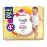 4 voor 34.00: Kruidvat 4+ Maxi Plus Luiers Valuepack