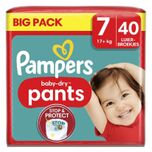 2+2 gratis: Pampers Baby-Dry Pants Maat 7 Luierbroekjes