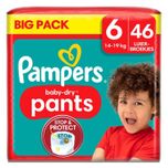 2+2 gratis: Pampers Baby-Dry Pants Maat 6 Luierbroekjes