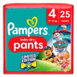 2+2 gratis: Pampers Baby-Dry Paw Patrol Pants Maat 4 Luierbroekjes
