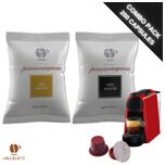 Nero + Oro Passionespresso Nespresso compatible - 200 capsules - Italiaanse espresso koffiecups - Voordeelverpakking