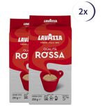 Qualita Rossa gemalen / filterkoffie - 250 gram krimp x2