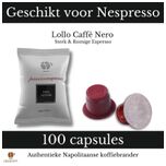 Nero Nespresso capsules - Box met 100 koffiecups - Espresso cups - Italiaanse koffie - Geschikt voor nespresso