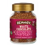 Beanies - instant koffie - oplos koffie - white chocolate raspberry - koffie - flavoured - kadootje - cadeautje