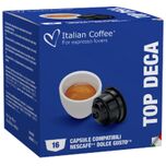 Top Decaf Koffie 6x 16 koffiecups - Dolce Gusto compatibel