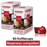 Espresso Napoli voor Nespresso - Koffiecups - 80 stuks - Capsule compatible - Italiaanse Koffie