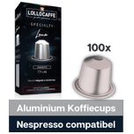 100 Nespresso (aluminium) compatibel koffiecups - Lollo Speciality Luna - Aluminium Capsules - PVC FREE - Italiaanse koffie - voor espresso, cappuccino, ristretto, macchiato