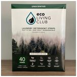 Eco living club - Wasstrips - 40 wasbeurten - Geurloos - Zero waste - Hypoallergeen getest