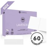 Wasstrips 60 Wasbeurten Lavendel Wasmiddel Wasvellen Wasdoekjes Detergent Sheets Eco Laundry Strips - Biologisch Cosmo Cosmea Kosmo