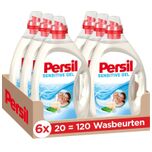 Sensitive Gel - Vloeibaar Wasmiddel - Baby en Gevoelige Huid - Voordeelverpakking - 6 x 20 wasbeurten