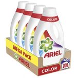 Ariel Vloeibaar wasmiddel, 200 wasbeurten (4 x 50), kleurbescherming
