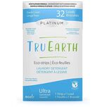 PLATINUM Eco Wasstrips Fresh Linen (32 wasbeurten) - duurzaam wasmiddel - 95% ruimtebesparing - plasticvrij - zero waste - vegan