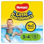 Zwemluiers - Little Swimmers maat 3-4 12 stuks