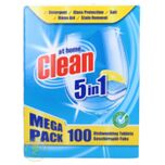Clean Vaatwastabletten 5 in 1 - 100 tabletten
