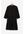 Zwarte A-line jurk met ruffle