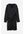 Satijnen Overslagjurk Met Franje Zwart Alledaagse jurken in maat M. Kleur: Black