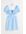 Jurk Met Cutouts Lichtblauw/wit Geruit Alledaagse jurken in maat 40. Kleur: Light blue/white checked
