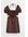 Jurk Met Cutouts Donkerbruin Alledaagse jurken in maat 32. Kleur: Dark brown