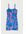 Slip-on Jurk Van Velours Cerise/blauw Dessin Alledaagse jurken in maat XXS. Kleur: Cerise/blue patterned