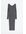 Ribgebreide Bodyconjurk Donkergrijs Gemêleerd Alledaagse jurken in maat M. Kleur: Dark grey marl