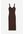 Jurk Met Rijgdetail Donkerbruin Alledaagse jurken in maat L. Kleur: Dark brown