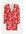 Gedessineerde Jurk Met Pofmouwen Alledaagse jurken in maat XS. Kleur: Red/floral