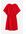 Crinklejurk Met Overslag Rood Alledaagse jurken in maat XXL. Kleur: Red