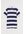 Oversized Jurk Donkerblauw/wit Gestreept Alledaagse jurken in maat M. Kleur: Dark blue/white striped