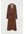 Overhemdjurk Met Strikceintuur Bruin/jacquarddessin Alledaagse jurken in maat S. Kleur: Brown/jaguar-patterned