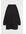 Sweatjurk Met Capuchon Zwart Alledaagse jurken in maat XXS. Kleur: Black