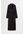 Satijnen Overslagjurk Zwart Alledaagse jurken in maat XXL. Kleur: Black