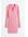 Ribgebreide Jurk Met Kraag Roze Alledaagse jurken in maat XS. Kleur: Pink