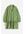 Jurk Van Popeline Met Kraag Groen/dessin Alledaagse jurken in maat XS. Kleur: Green/patterned