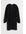 Mini-jurk Met V-hals Zwart Alledaagse jurken in maat XS. Kleur: Black
