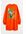 Oversized Sweatjurk Met Print Oranje/bambi Alledaagse jurken in maat S. Kleur: Orange/bambi