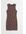 Ribgebreide Jurk Donkerbruin/dessin Alledaagse jurken in maat S. Kleur: Dark brown/patterned