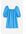 Katoenen Jurk Met Pofmouwen Blauw Alledaagse jurken in maat XL. Kleur: Blue