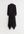 Belted Pleated Asymmetric Midi Dress Black Alledaagse jurken in maat 36