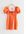 Linnen Mini-jurk Met Strik Oranje Alledaagse jurken in maat 44. Kleur: Orange