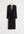 Buttoned Velvet Midi Dress Black Alledaagse jurken in maat 36