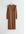 Pointelle Gebreide Midi-jurk Caramel Beige Alledaagse jurken in maat S