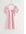 Fitted Puff Sleeve Mini Dress Pink Print Alledaagse jurken in maat 44