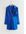 Satijnen Overhemdjurk Met Gedraaide Voorkant Helderblauw Alledaagse jurken in maat 36. Kleur: Bright blue