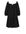 Linen Blend Dress Black Alledaagse jurken in maat 44