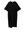 Short Sleeve Sweatshirt Dress Black Alledaagse jurken in maat L